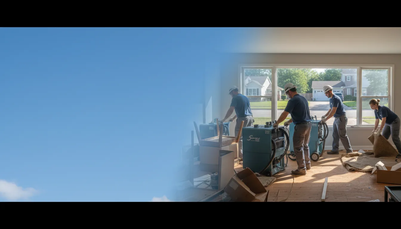 Flood Restoration in Noble, IL near me